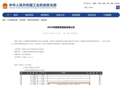 踐行低碳之路！海德威獲評2024年度「國家綠色工廠」